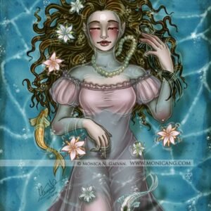 Dreaming on Aquamarine Tides - Postcard 5.5" x 4.2"