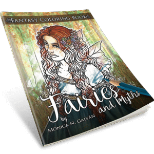 Fairies and Myths: Fantasy Coloring Book