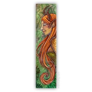 Faunesa - Bookmark (original painting 8x2")