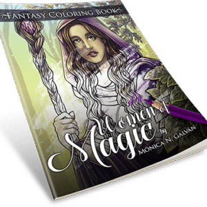 Women of Magic: Fantasy Coloring Book