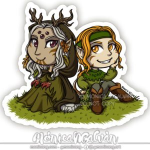 Henna & Puck - Sticker