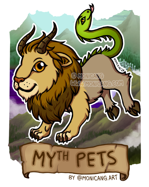 Sticker Chimera – MYth Pets