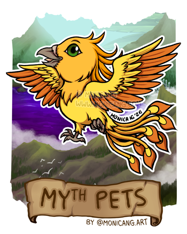 Sticker Phoenix Firebird - MYth Pets