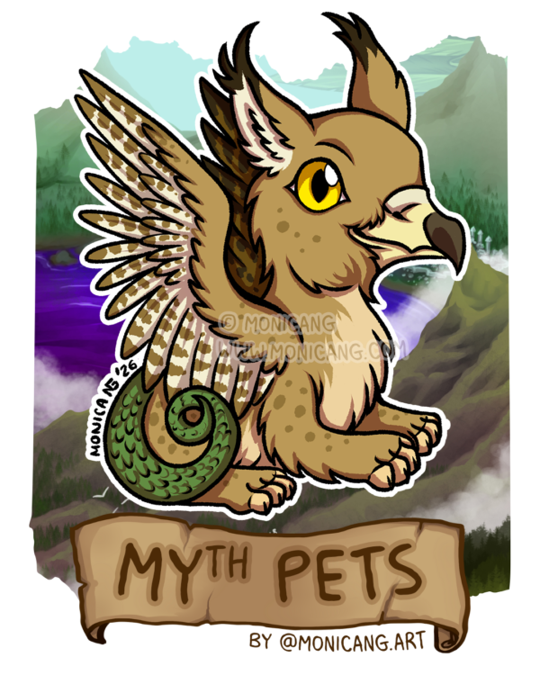Sticker Gryphon – MYth Pets