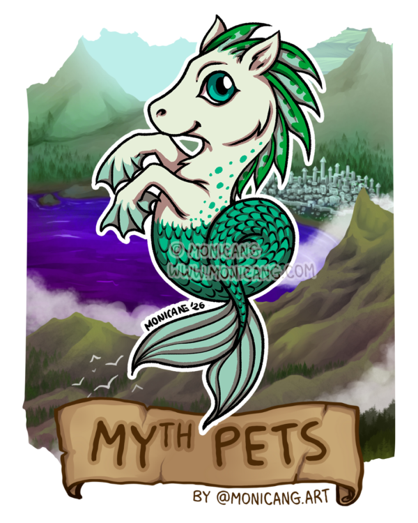 Sticker Hippocampus – MYth Pets