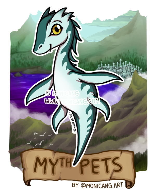 Sticker Nessie – MYth Pets