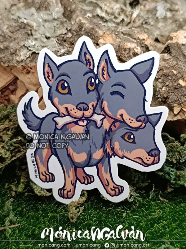 Sticker Cerberus – MYth Pets