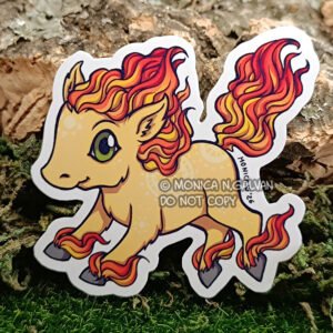 Sticker Fire Horse – MYth Pets
