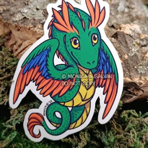 Sticker Feathered Serpent – MYth Pets