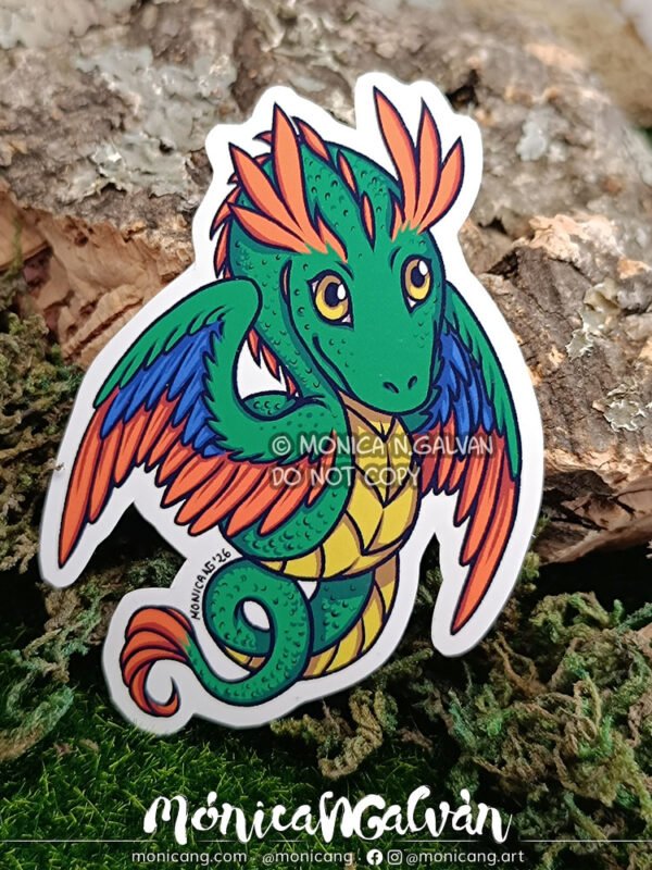 Sticker Feathered Serpent – MYth Pets