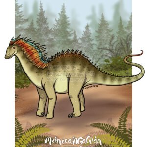 dinofondos-amarga__ Marga the Amargasaurus - Sticker & Photocard