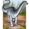 Dip the Diplodocus - Sticker & Photocard
