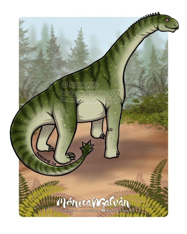 Shun the Shunosaurus - Sticker & Photocard