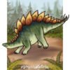 Stego the Stegosaurus - Sticker & Photocard