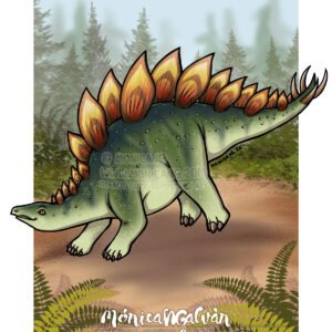 dinofondos-stego__ Stego the Stegosaurus - Sticker & Photocard