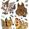 Griffins! - MYth Pets - Hoja de pegatinas