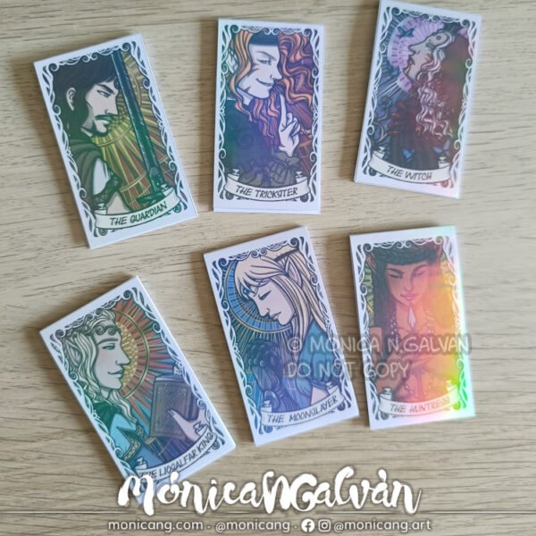 Magnetic Bookmarks - MoonSlayer Cards