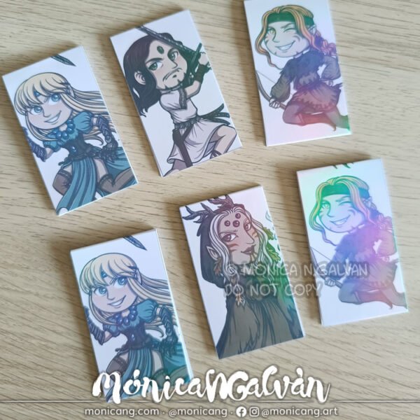 Magnetic Bookmarks - MoonSlayer Cards