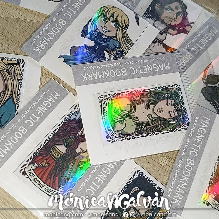 Magnetic Bookmarks - MoonSlayer Cards