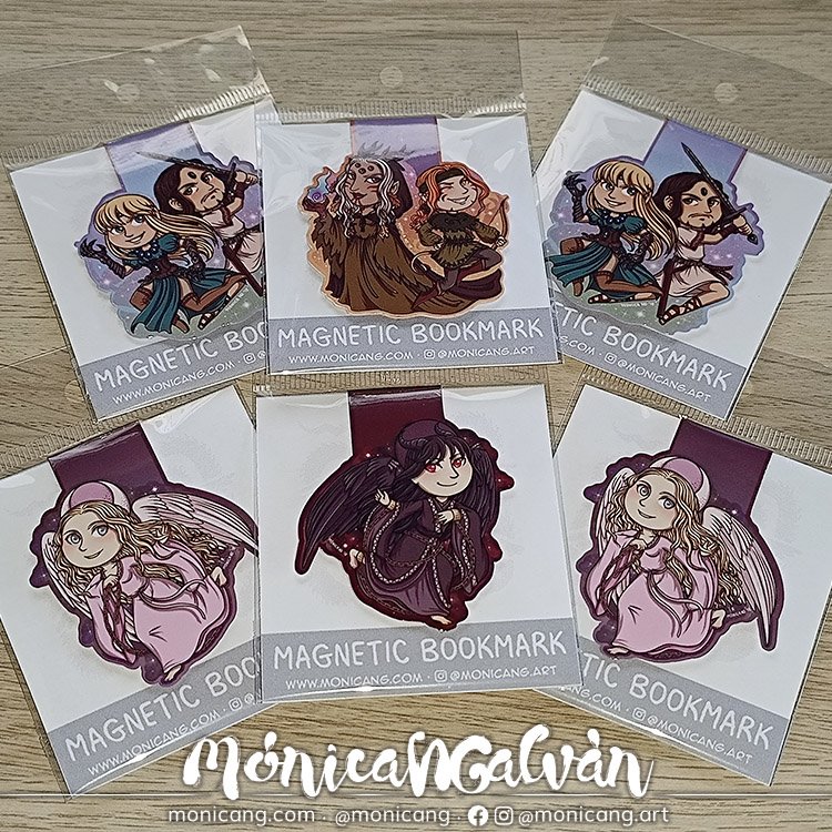 Magnetic Bookmarks - MoonSlayer Chibis