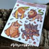 Fluffy! - MYth Pets - Hoja de pegatinas
